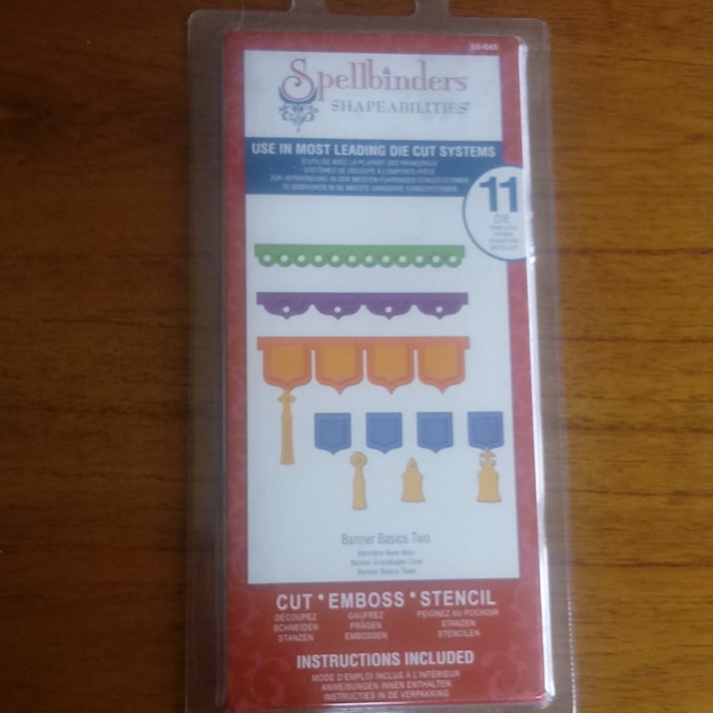 3/$15 Spellbinders Banner Basics Two